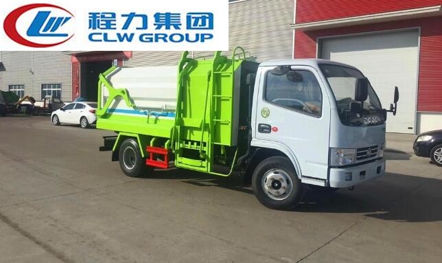 东风多利卡D6【5立方】侧装挂桶压缩垃圾车