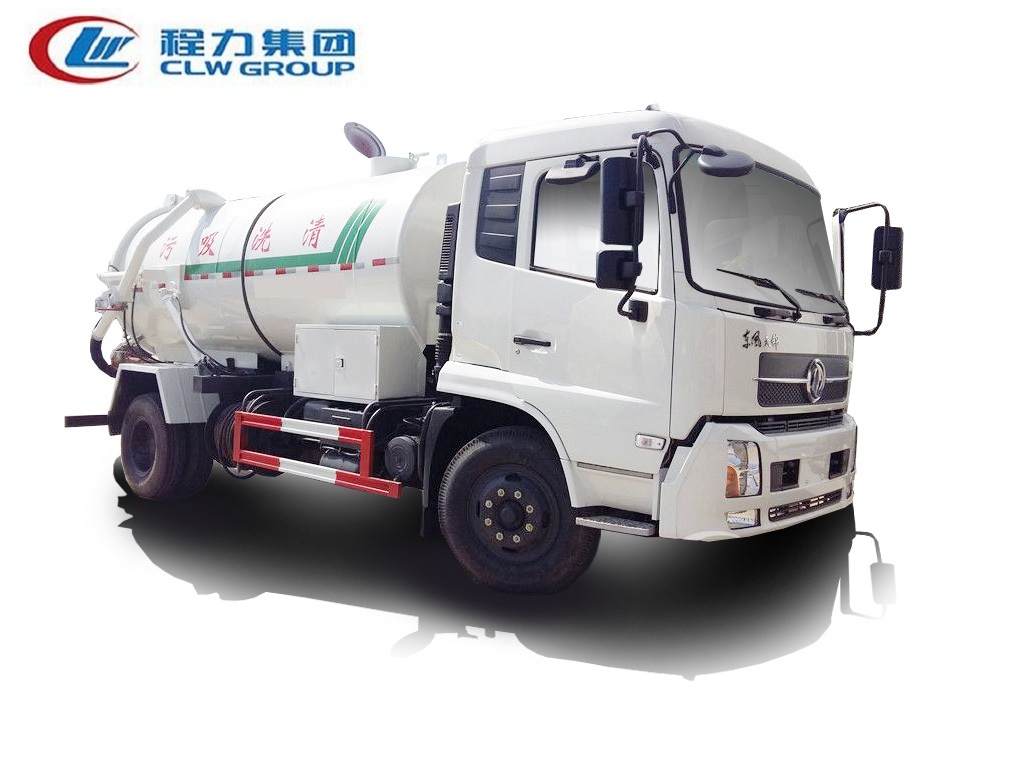 东风天锦【13方】一体罐 清洗吸污车