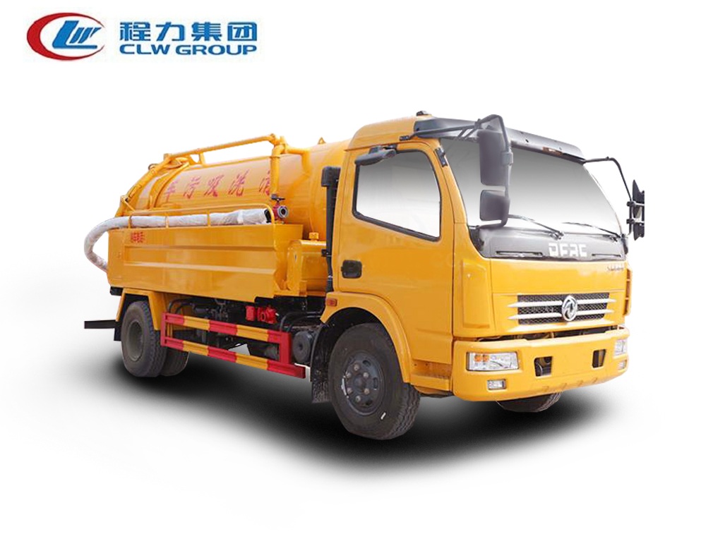东风大多利卡【清水2.5方  污水6方】清洗吸污车