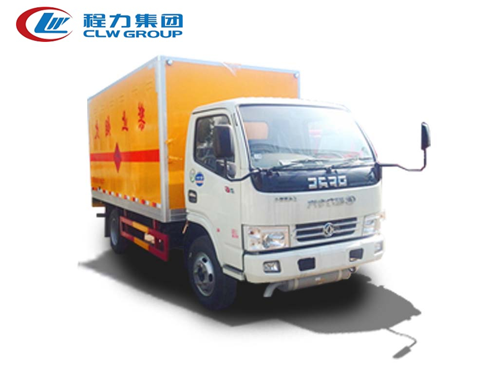 【安全达标】东风多利卡危货厢车【货厢4.1米 蓝牌】