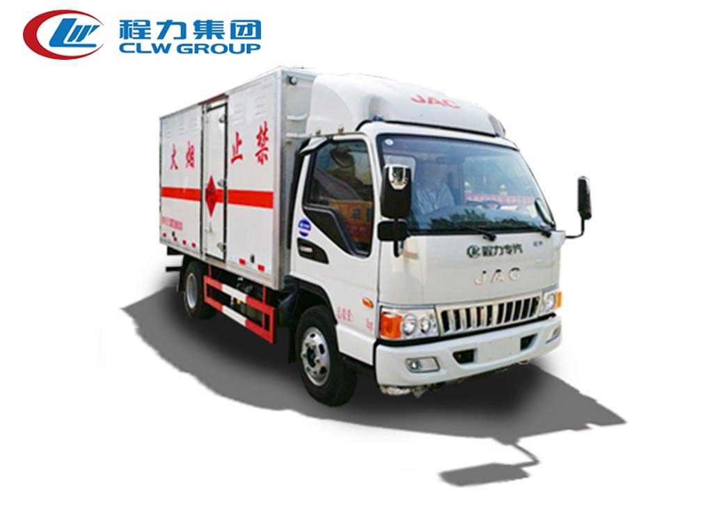 江淮骏铃危货厢车【货厢4.14米  黄牌】