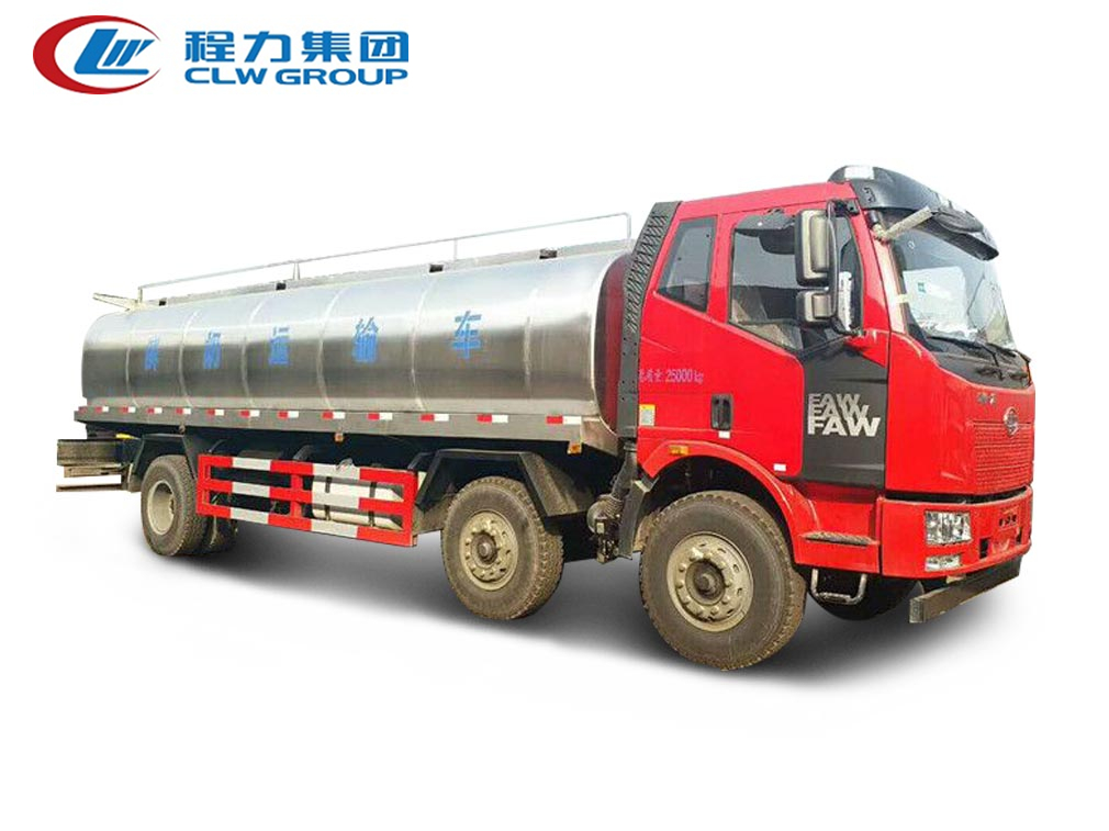 解放J6小三轴【20立方】鲜奶运输车