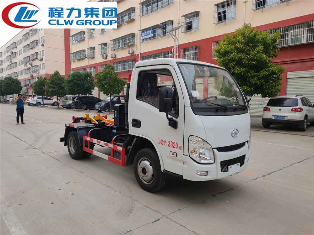 【国六】上汽跃进【3方 蓝牌】勾臂垃圾车