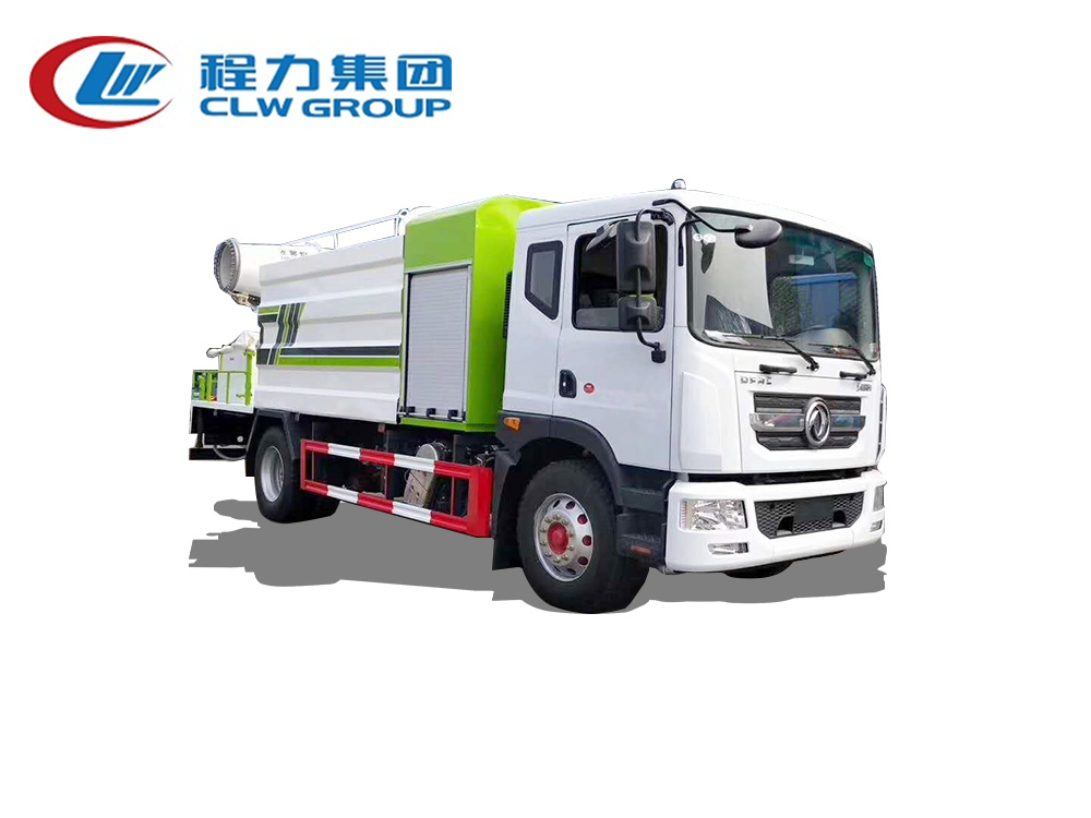 【国六】东风多利卡D9方罐【12吨】抑尘雾炮车