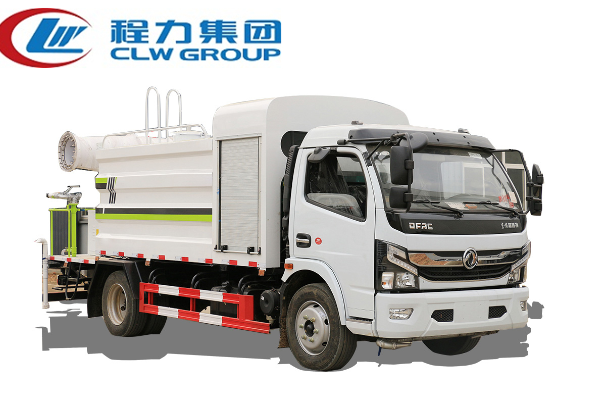 【国六】东风多利卡D7方罐【8吨】抑尘雾炮车