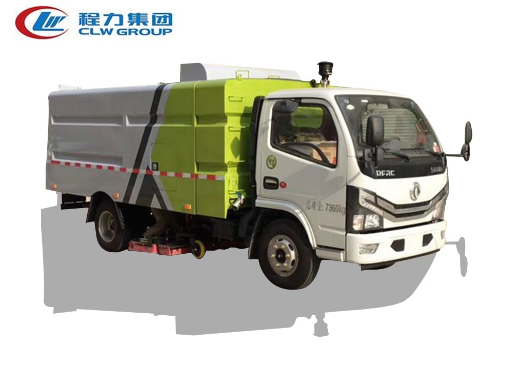 【国六】东风多利卡D6中置吸盘【1方水 4方尘】吸尘车
