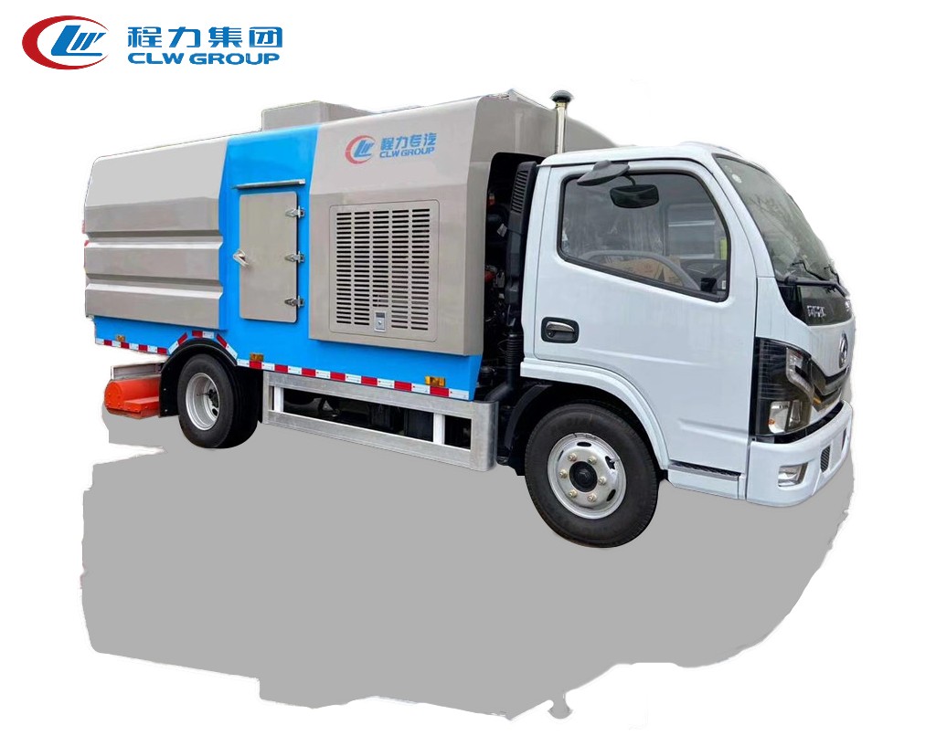 【国六】东风多利卡D6后置吸盘【5方尘】吸尘车