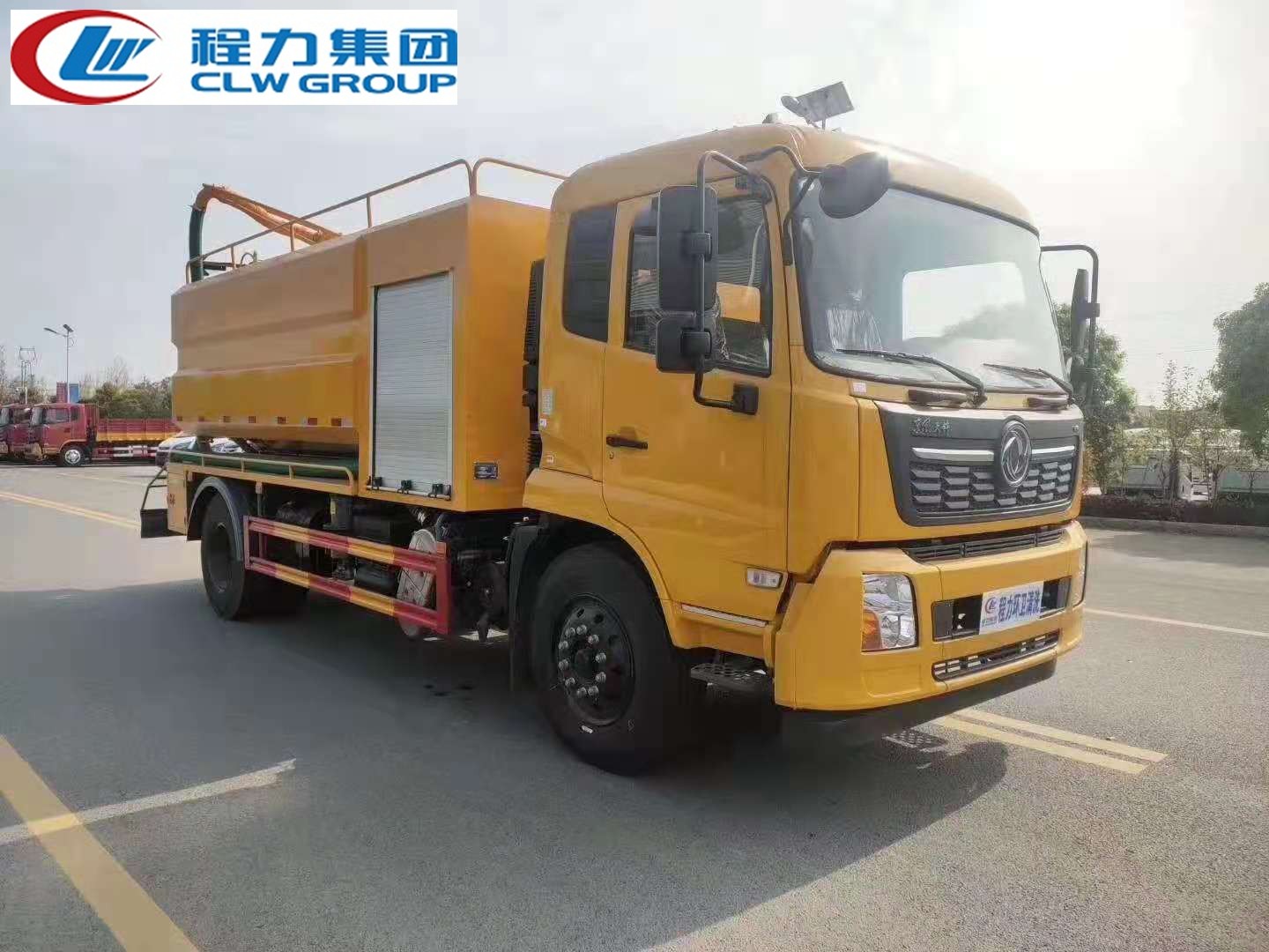 【国六】东风天锦方罐【清水4方 污水10方】清洗吸污车