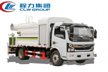 【国六】东风多利卡D7方罐【8吨】抑尘雾炮车