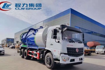 【国六】东风专底后双桥【18立方】吸污车